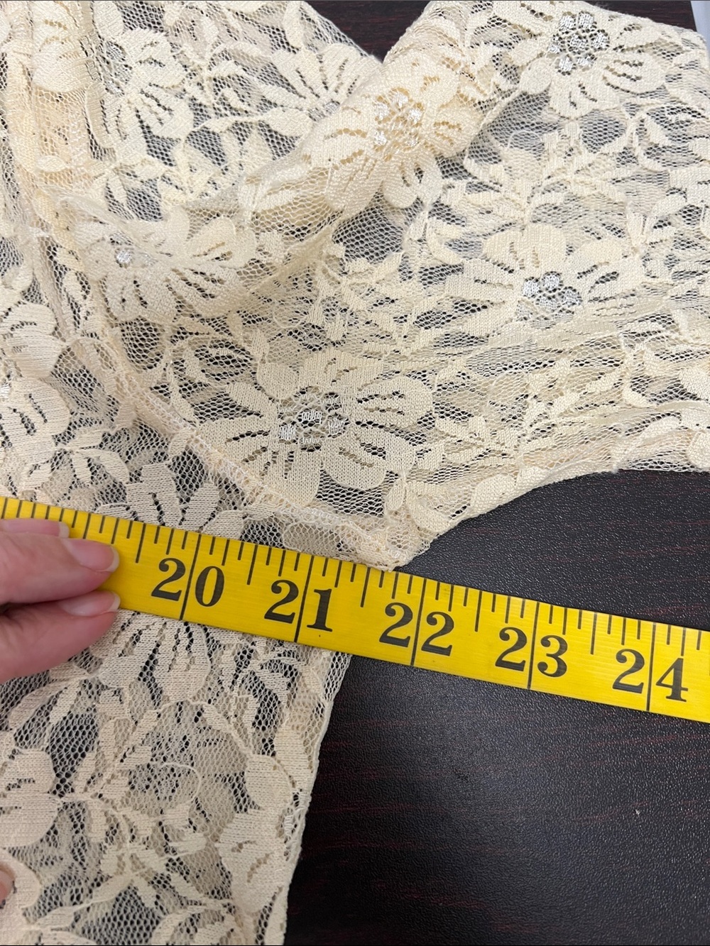Paris Hues Vintage Y2K Lace Ombre Kimono Cardigan Duster Pine Green Cream XL - Picture 9 of 16
